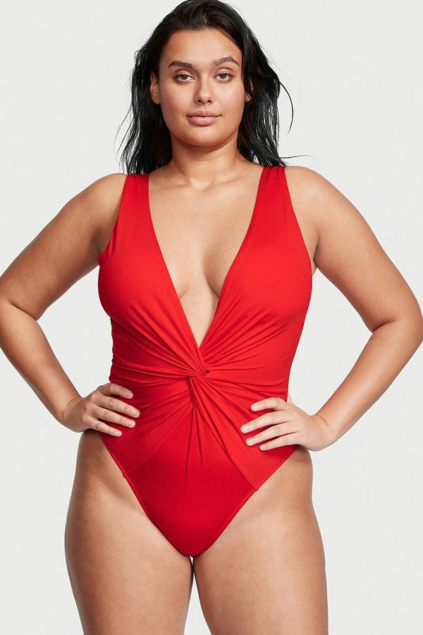 Купальник у рубчик 595417555 red