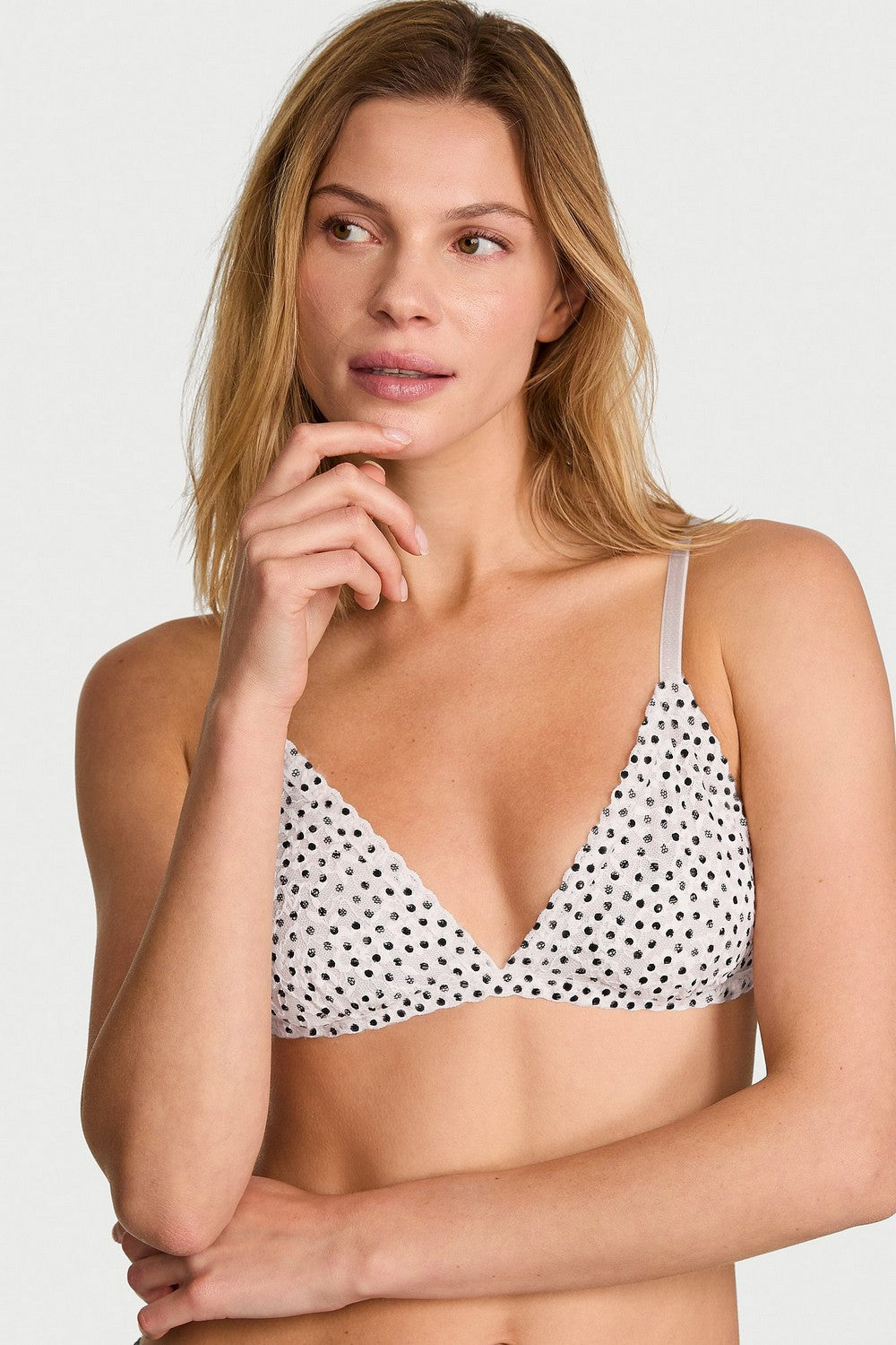 Мереживний комплект білизни 602773492 white Victoria`s Secret