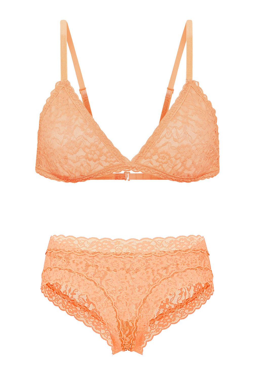 Мереживний комплект білизни 60299676 orange Victoria`s Secret