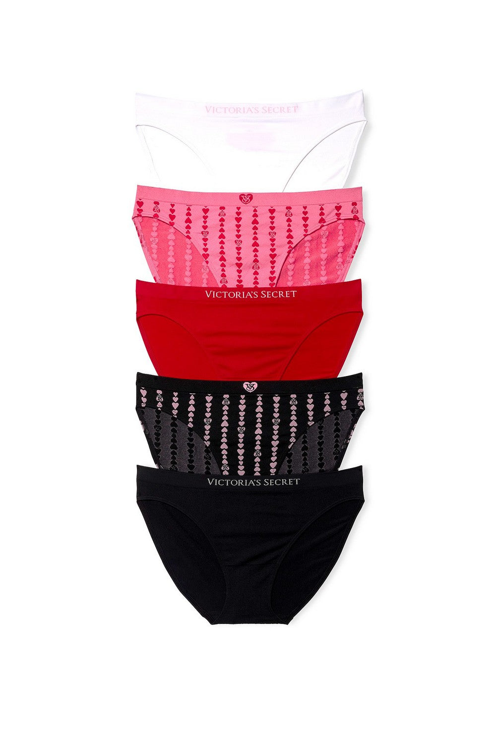Трусики сліп із принтом 616227062 (5 шт.) multi Victoria`s Secret