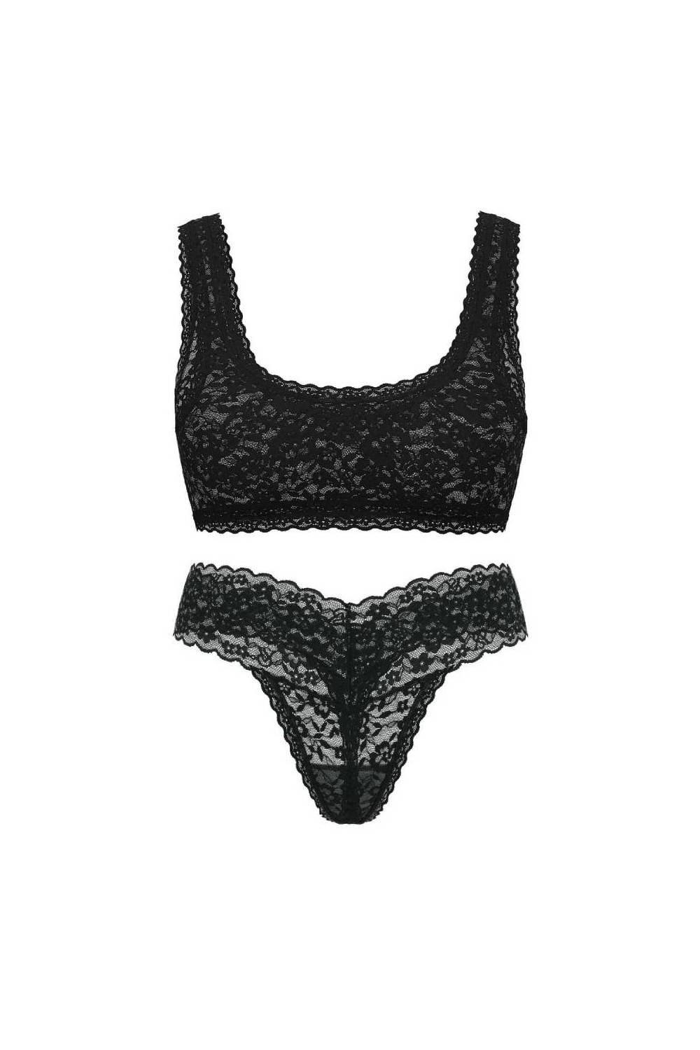 Комплект білизни з мережива 620505380 black