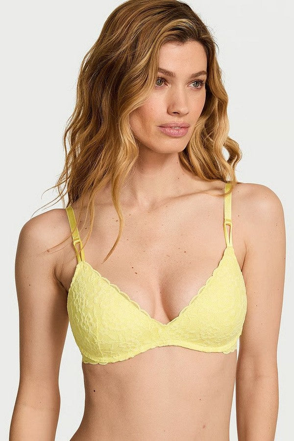 Комплект білизни пуш-ап 627026372 yellow Victoria`s Secret