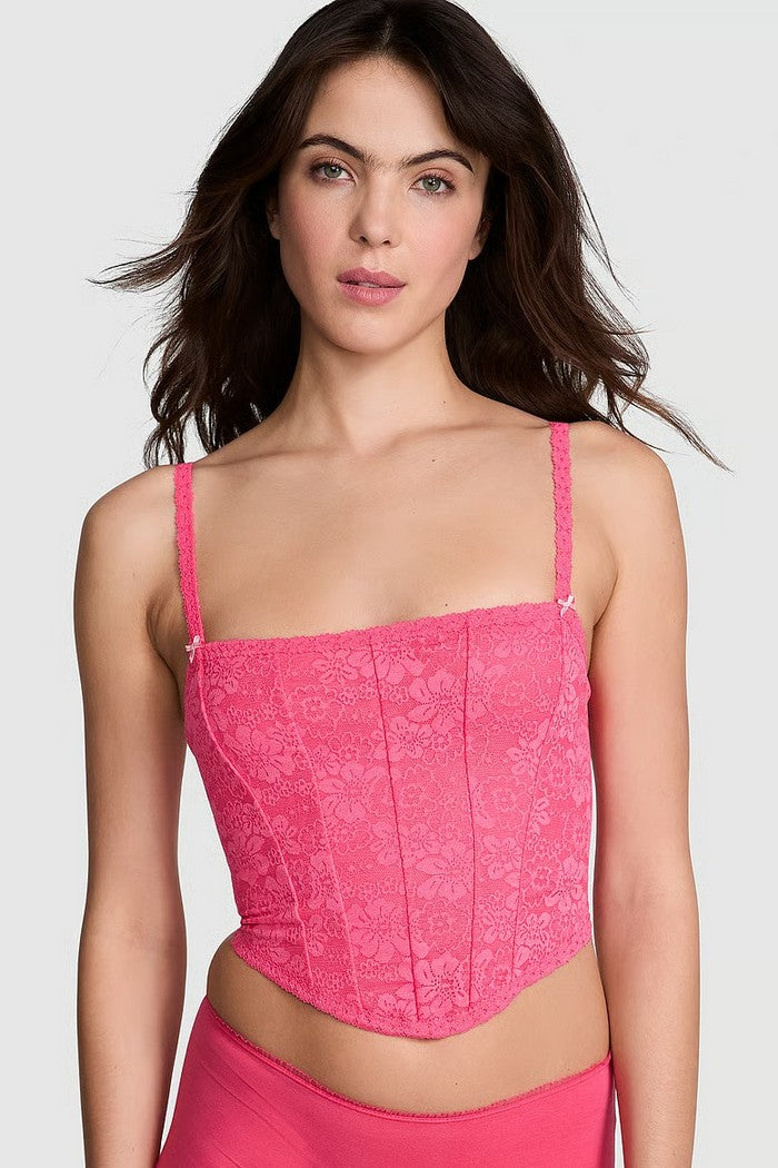 Комплект білизни з корсетом 661558259 pink