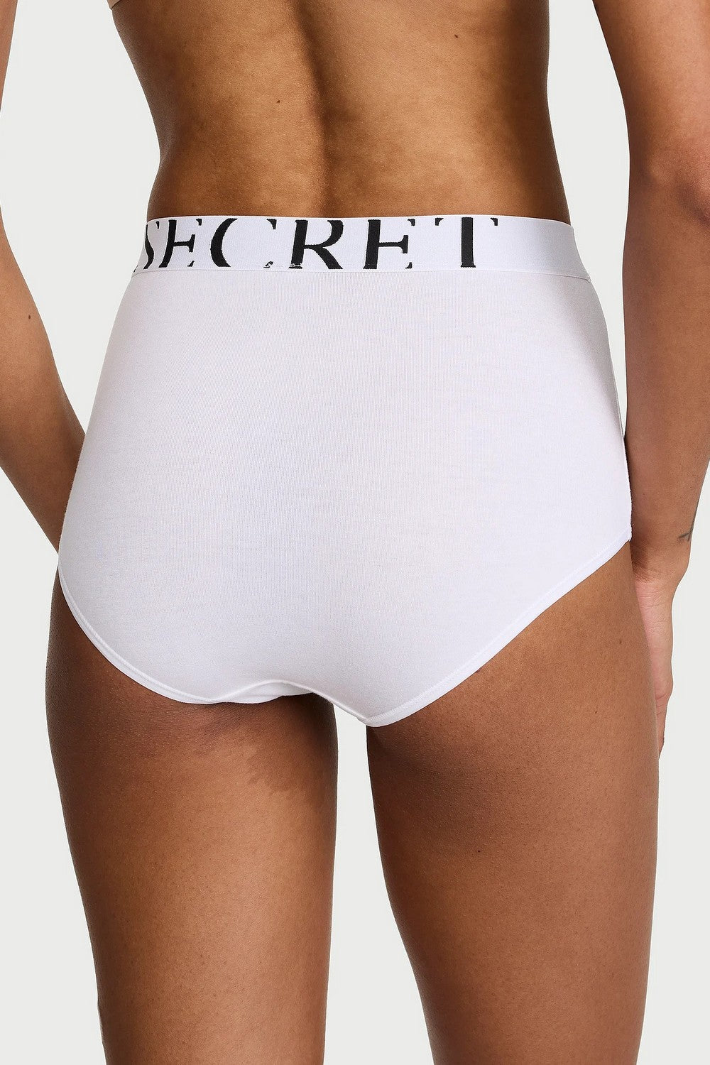 Високі трусики сліп 683007304 white Victoria`s Secret спина
