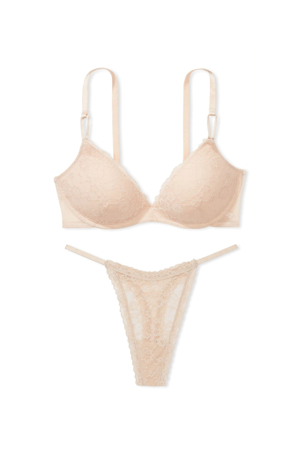 Мереживний комплект білизни 706532008 beige