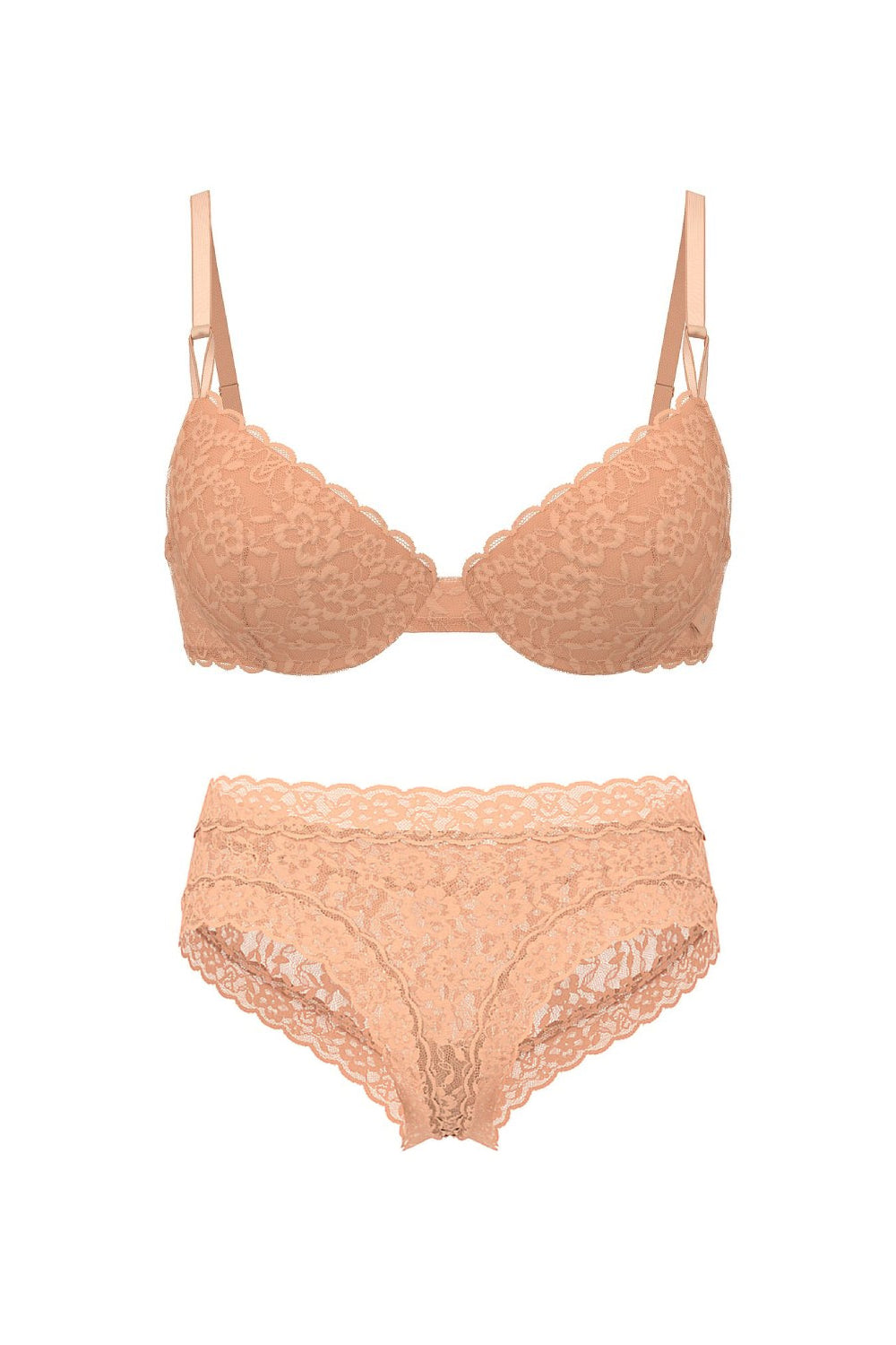 Мереживний комплект білизни 718352025 orange Victoria`s Secret