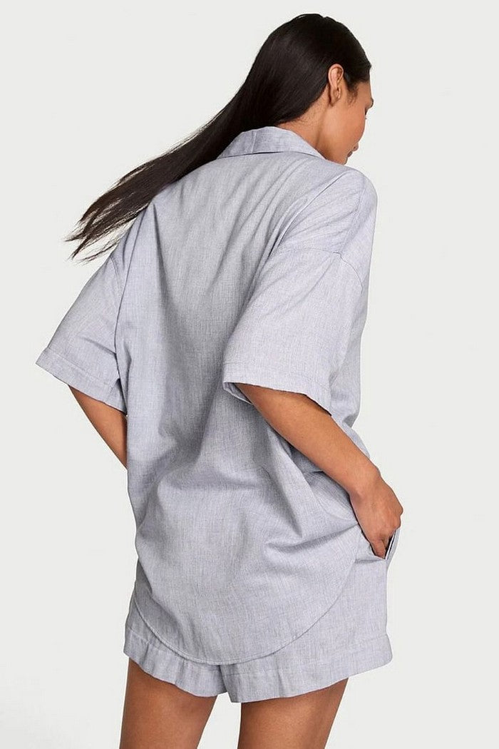 Пижама из модала с шортами 75762679 gray