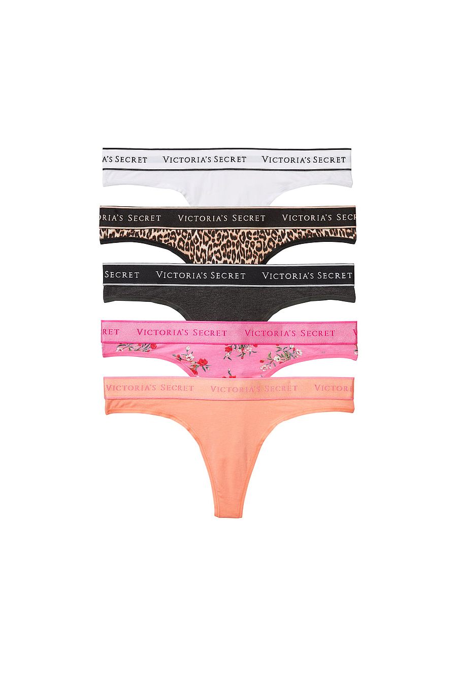Хлопковые трусики стринг 77404378 (5 шт.) multi