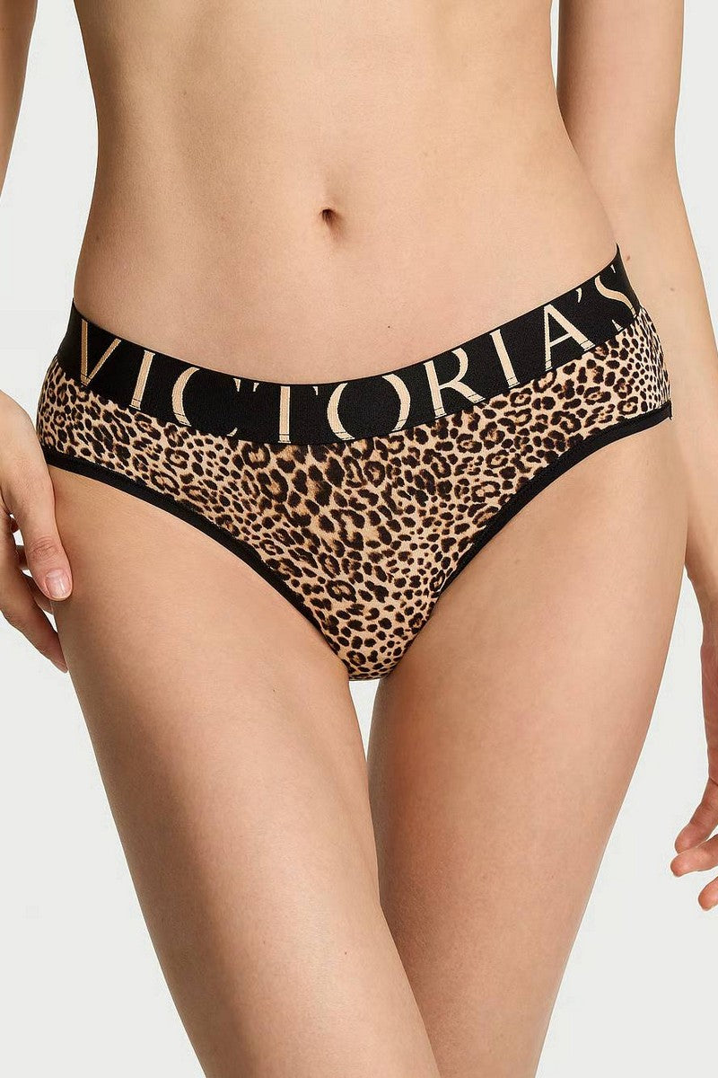 Трусики сліп із принтом 807767306 leopard Victoria`s Secret