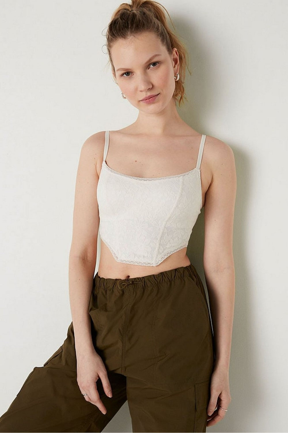 Комплект білизни з корсетним топом 818644385 white