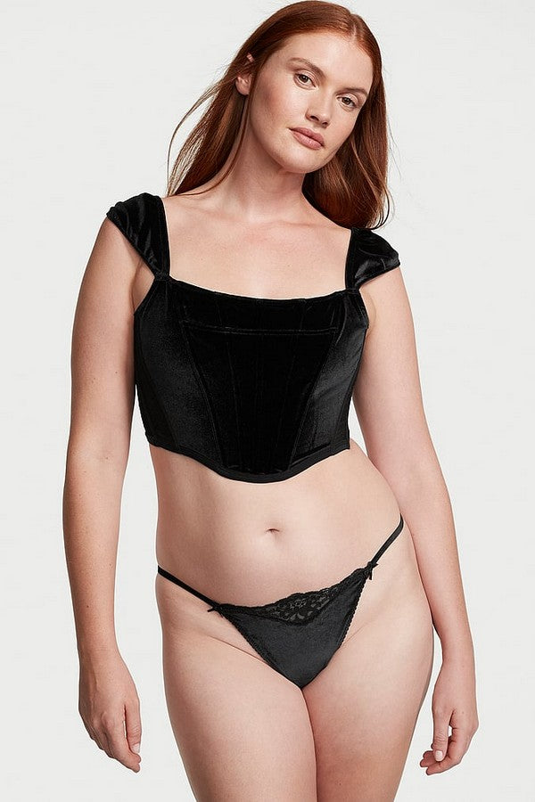 Оксамитовий комплект білизни 839988359 black