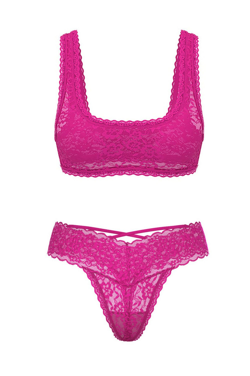 Комплект білизни з мережива 84401306 purple