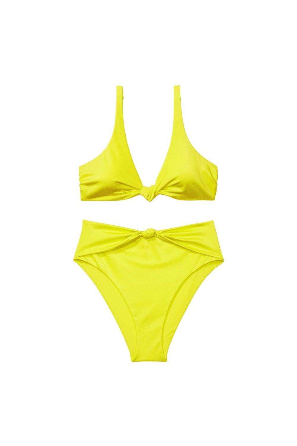 Купальник роздільний з вузлами 852713103 yellow