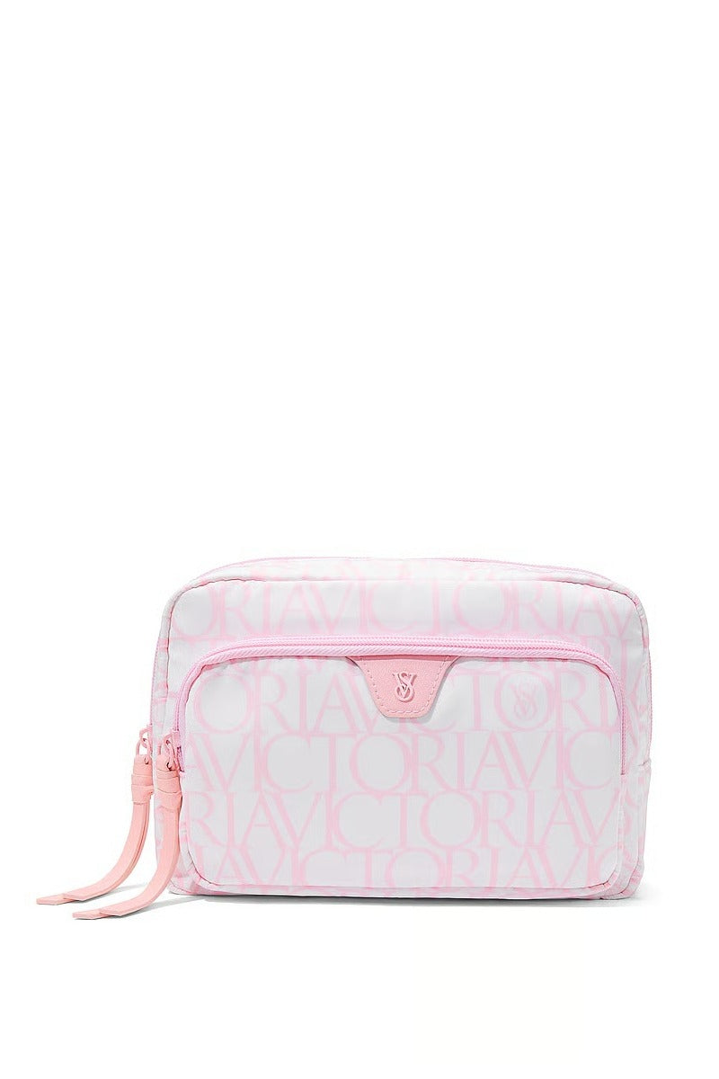 Косметичка з логотипом 856555997 white/rose Victoria`s Secret