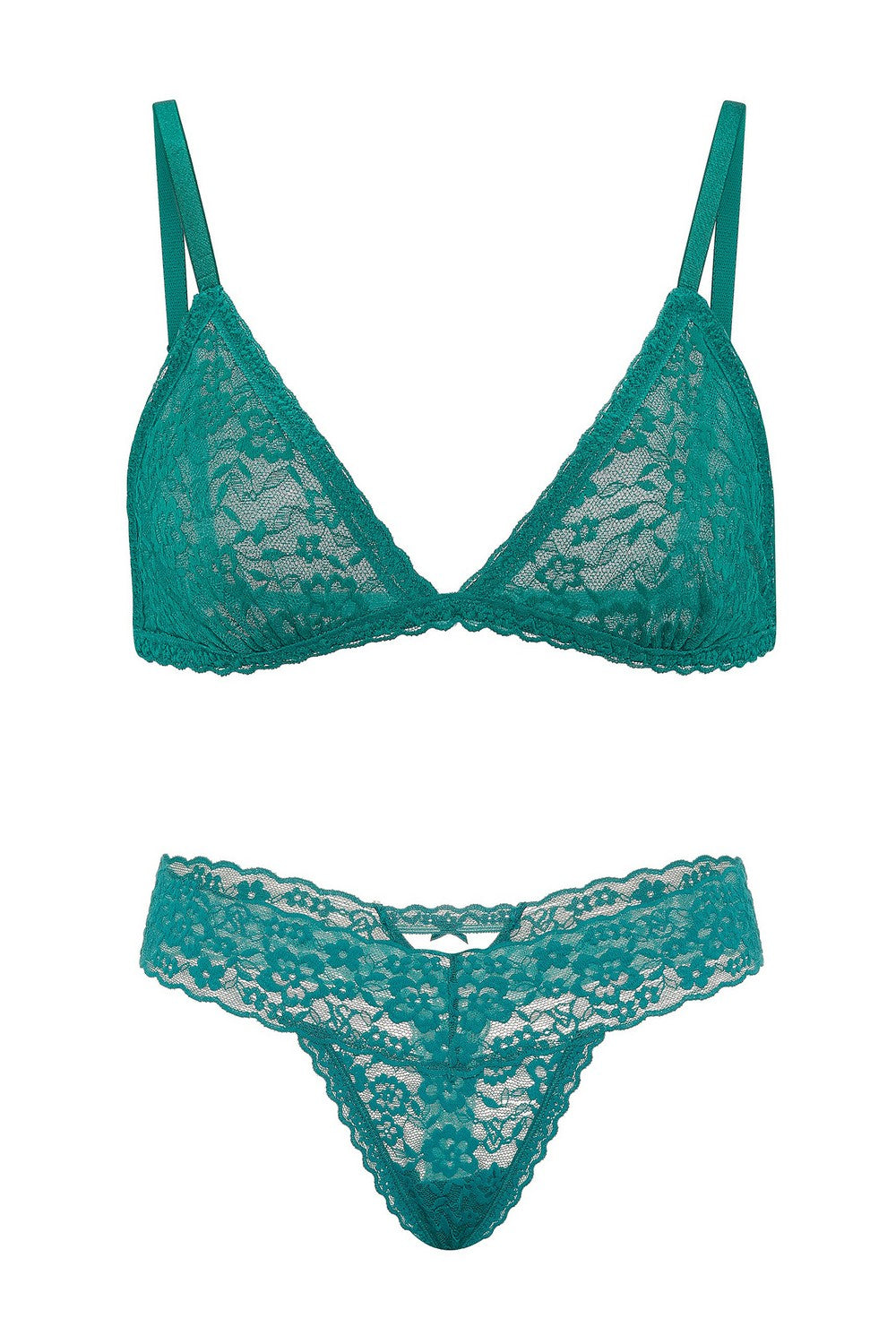 Мереживний комплект білизни 858461426 turquoise Victoria`s Secret