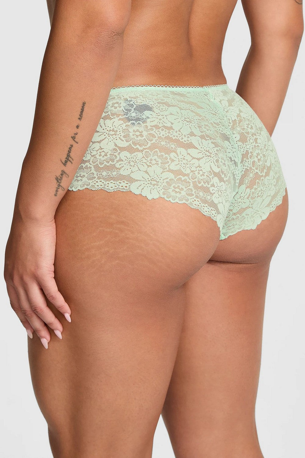 Мереживні шортики 882766621 green Victoria`s Secret спина