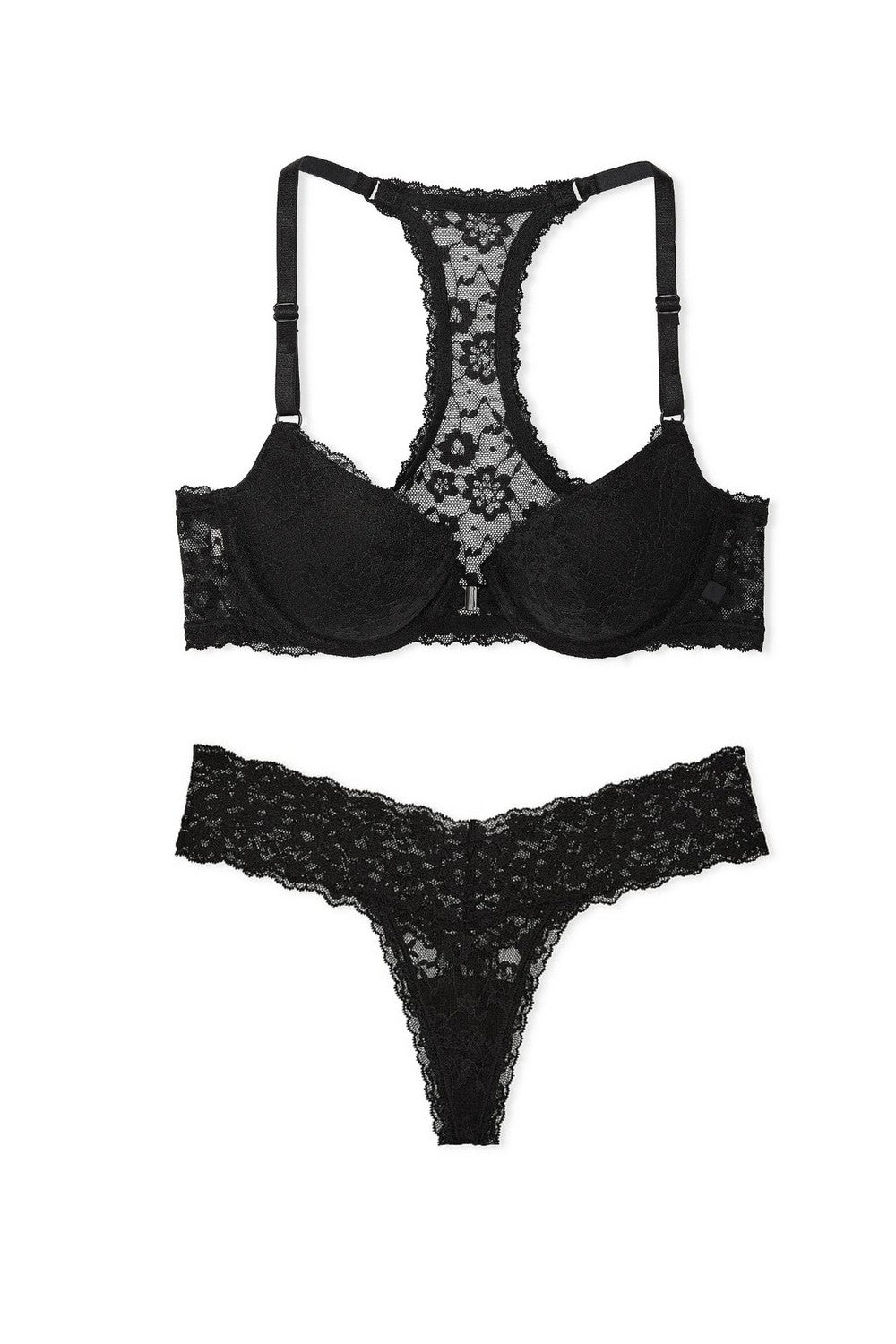 Комплект білизни з мережива 893573551 black