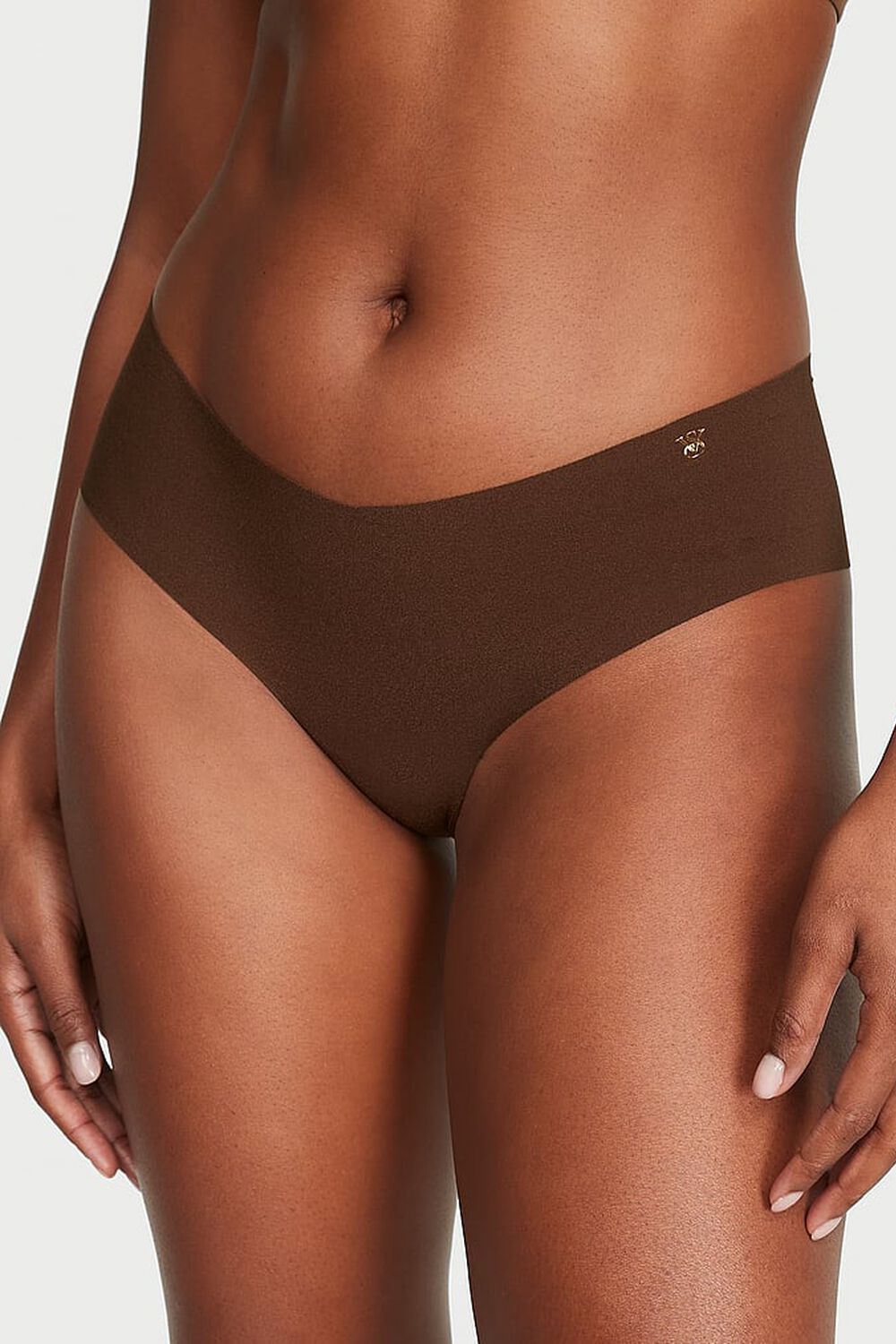 Безшовні трусики сліп 896523039 brown Victoria`s Secret