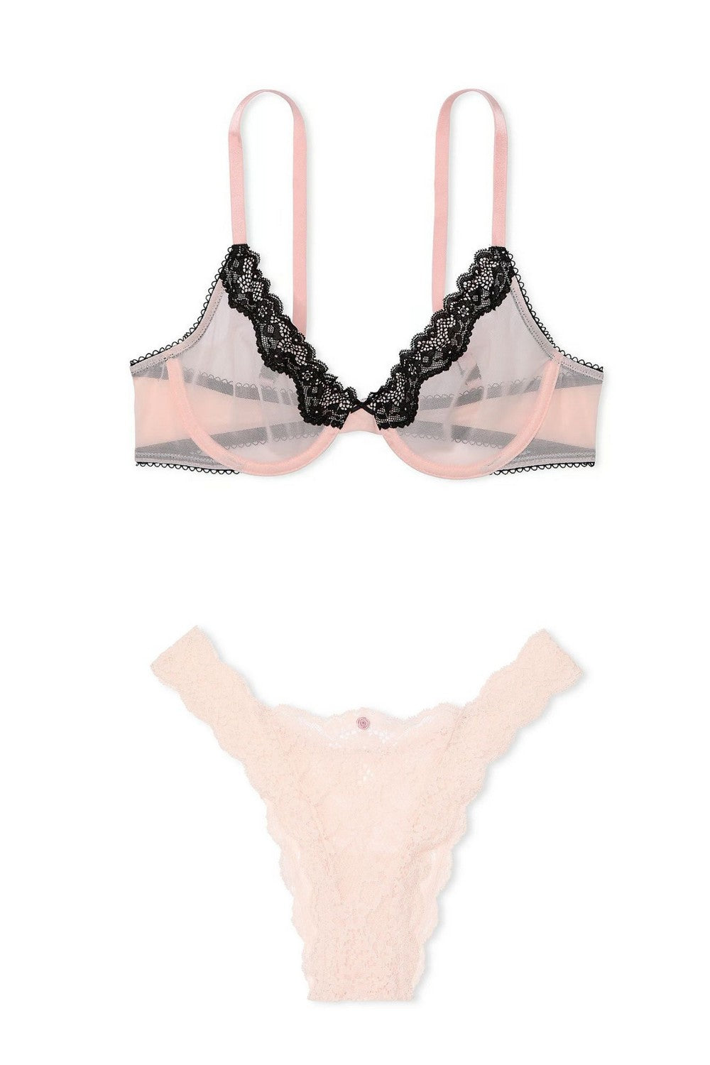 Комплект білизни з мережива 900030700 rose