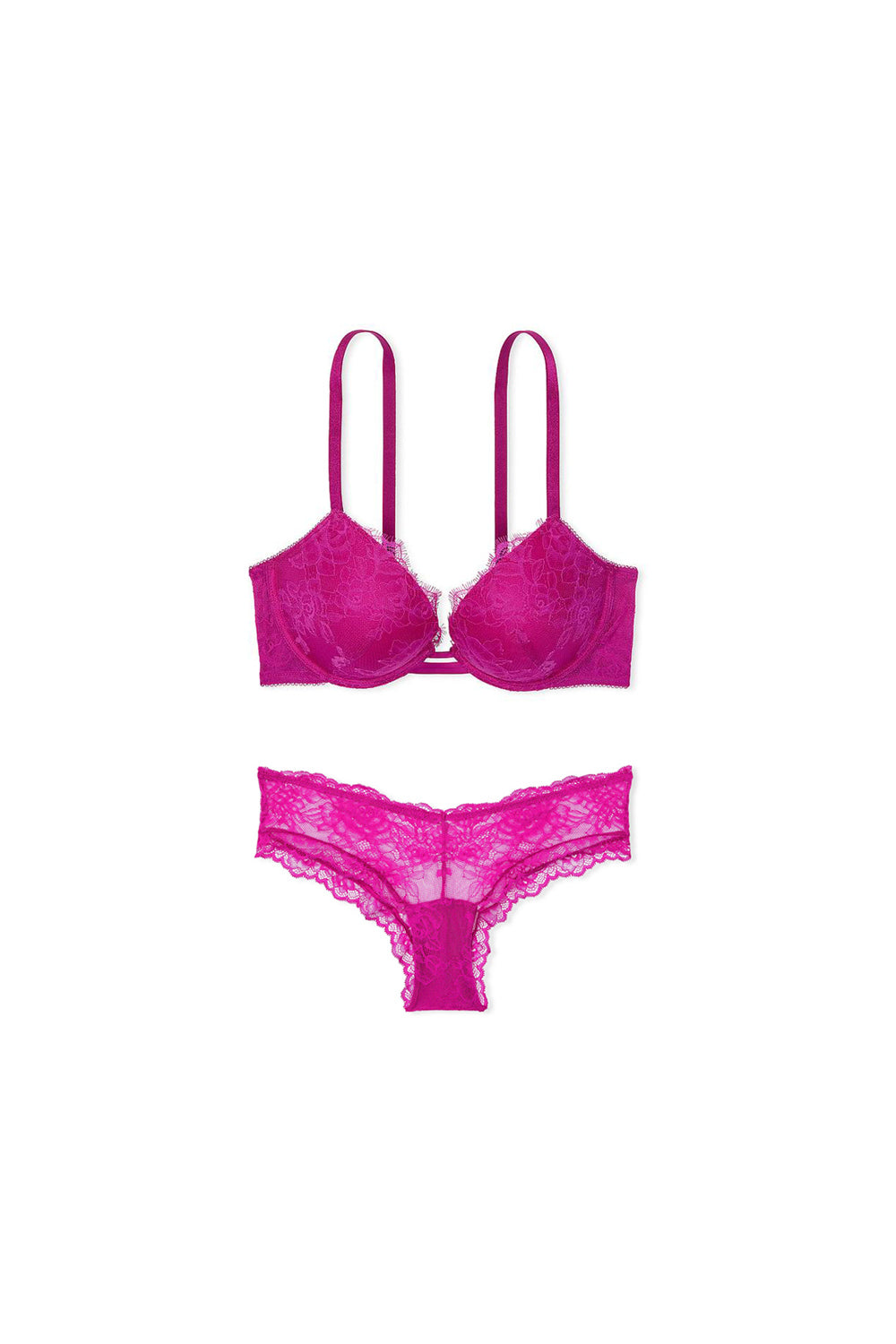 Комплект білизни з мережива 906205806 pink