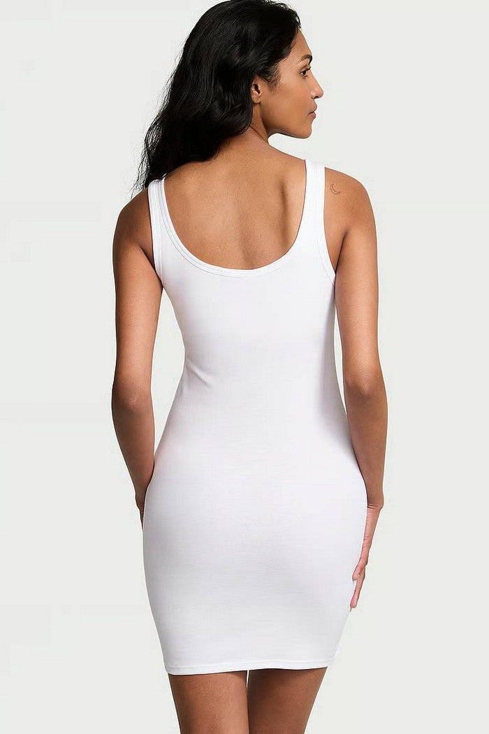 Хлопковое домашнее платье 927298882 white