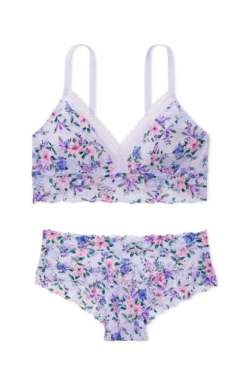 Комплект білизни з принтом 945313805 lilac