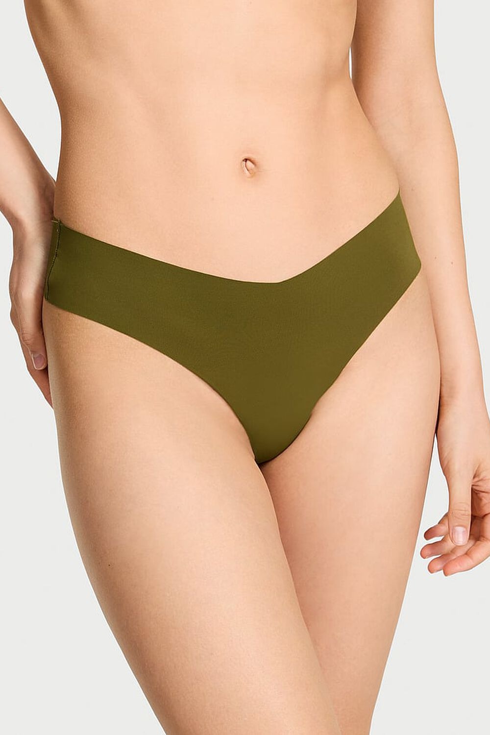 Безшовні трусики стрінг 947976502 green Victoria`s Secret