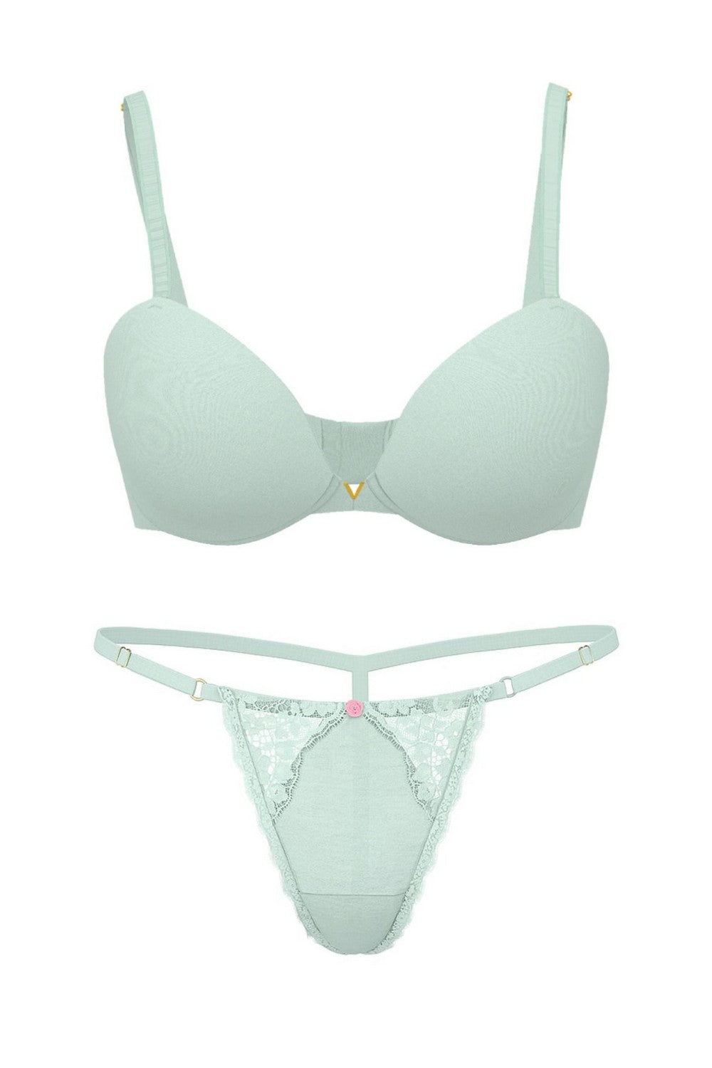 Однотонный комплект белья 95069919 green