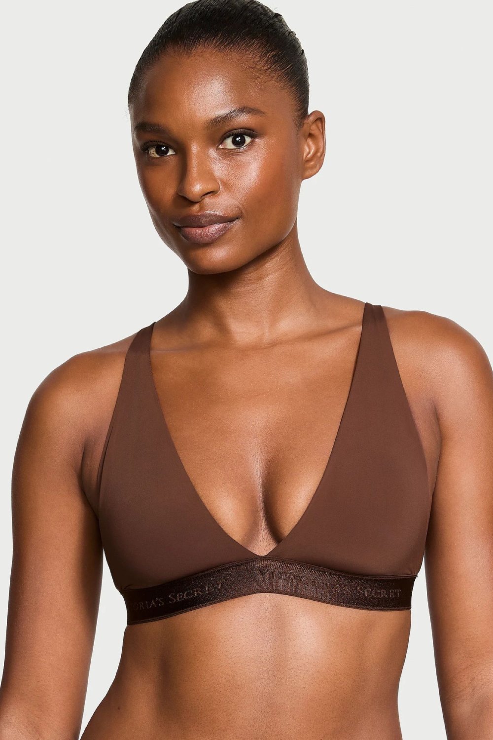 Комплект білизни з логотипом 985353381 brown