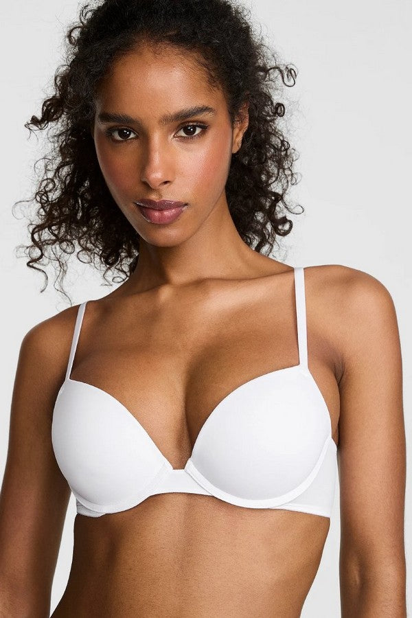 Гладкий бюстгальтер пуш-ап 9933333 white Victoria`s Secret