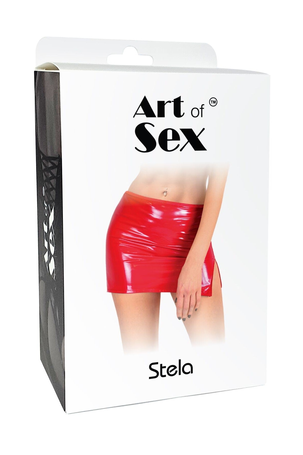 Вінілова спідниця Stella black