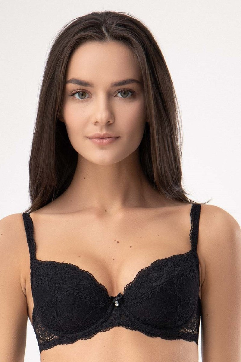 Бюстгальтер «push-up» балконет 1201/14 Muse black