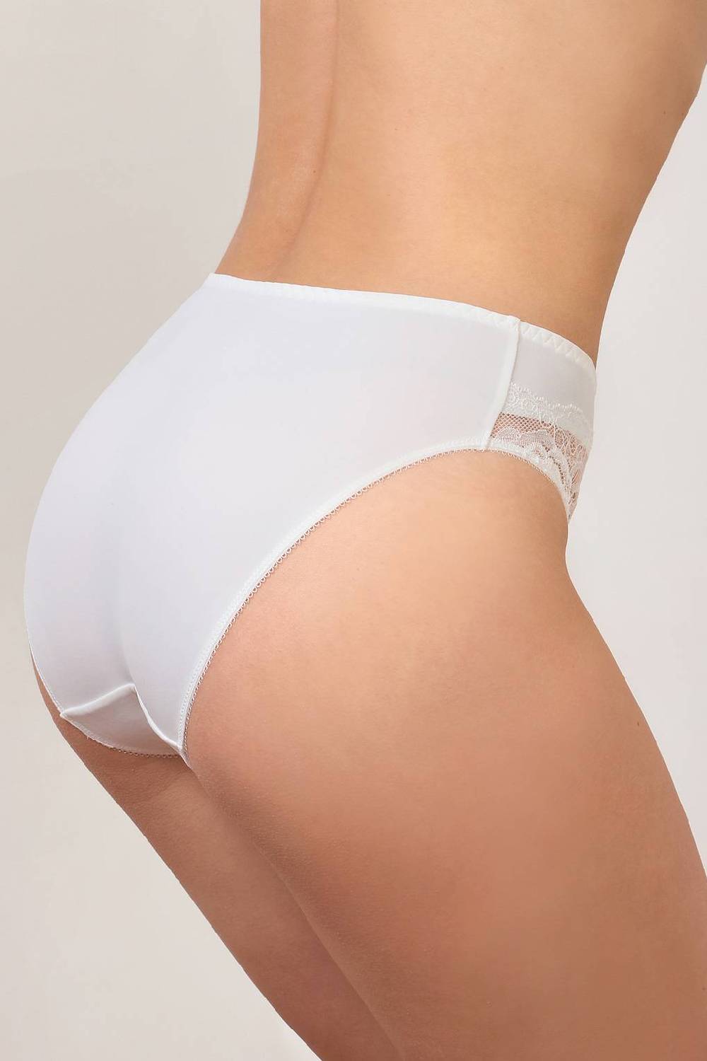 Трусики слип с кружевом 201-437