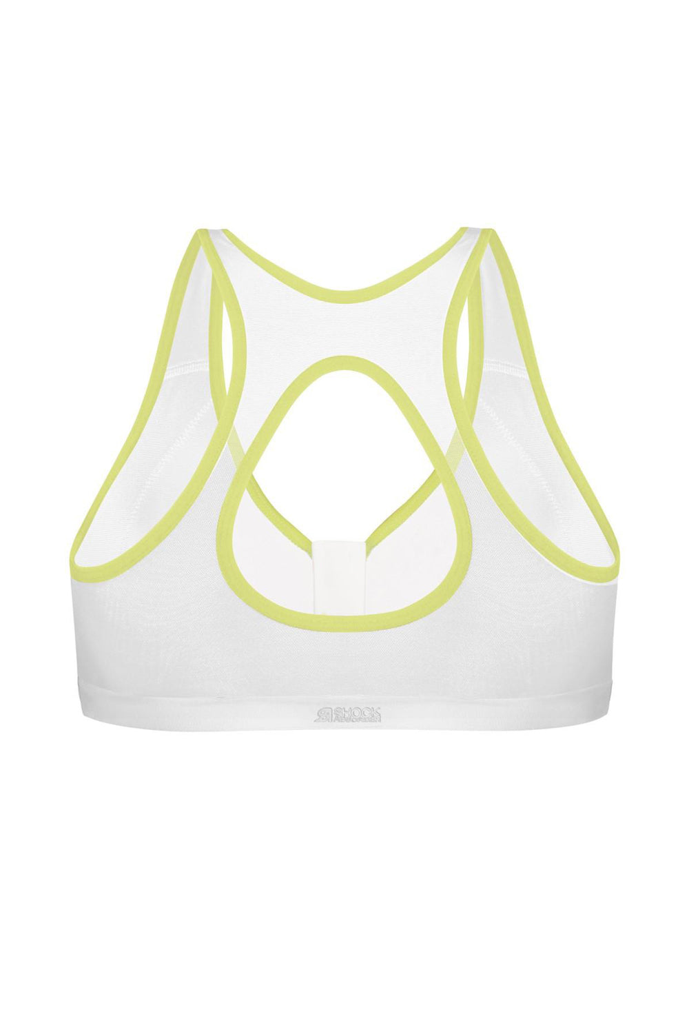 Спортивный бюстгальтер B00BW (ур.2) Zipped bra black/white/green
