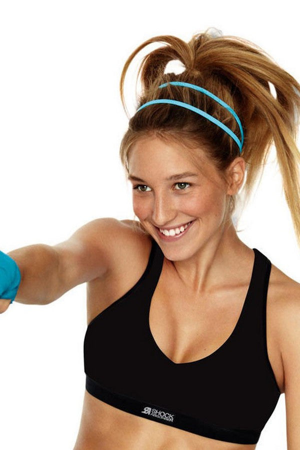 Спортивный бюстгальтер N4246 black (ур.2) Pump bra