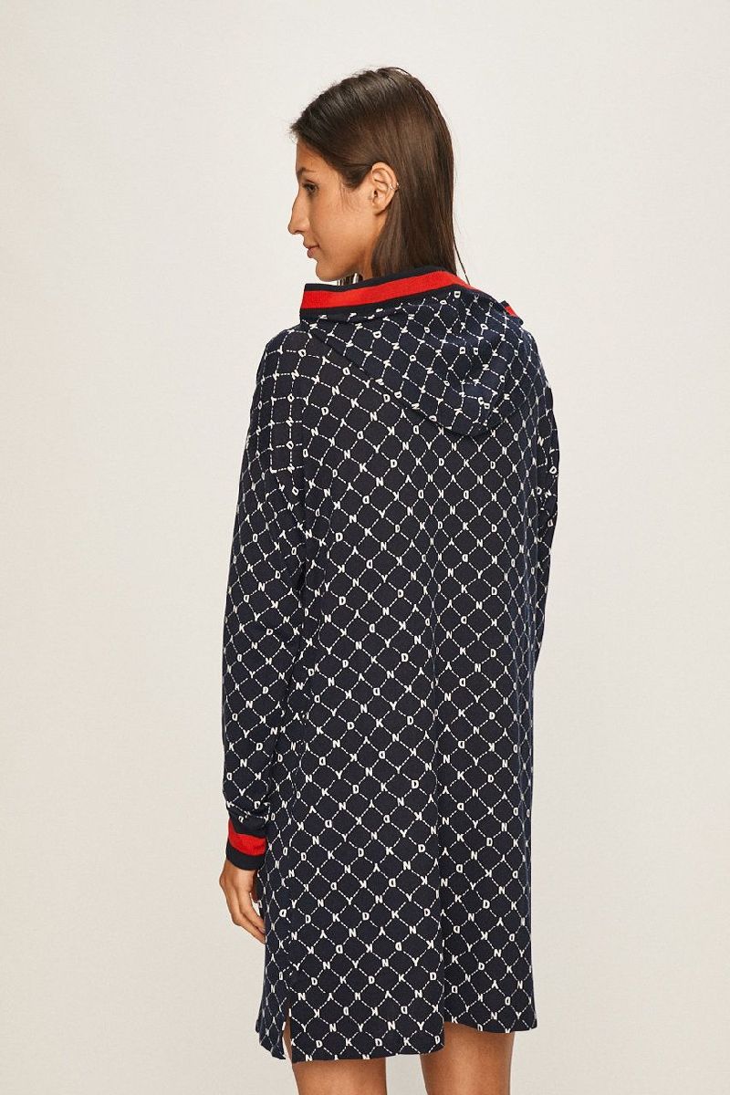 Платье с капюшоном YI2319417/401 navy