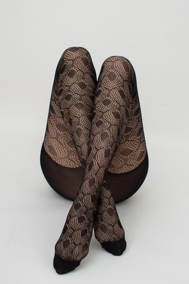 Колготки у сітку з візерунком Fashion Net 1 40d