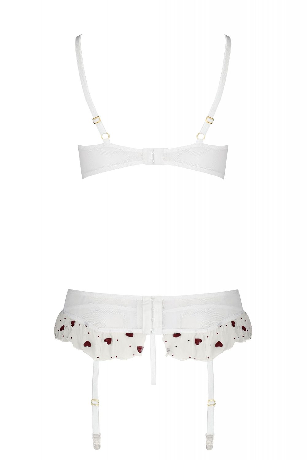 Эротический комплект с поясом Lovelia white
