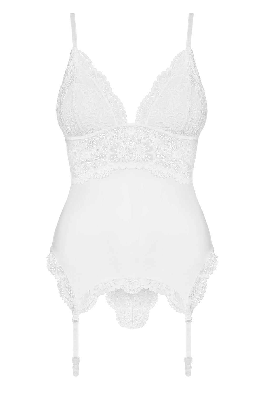 Мягкий корсет с уплотненными чашками 810-COR-2 white