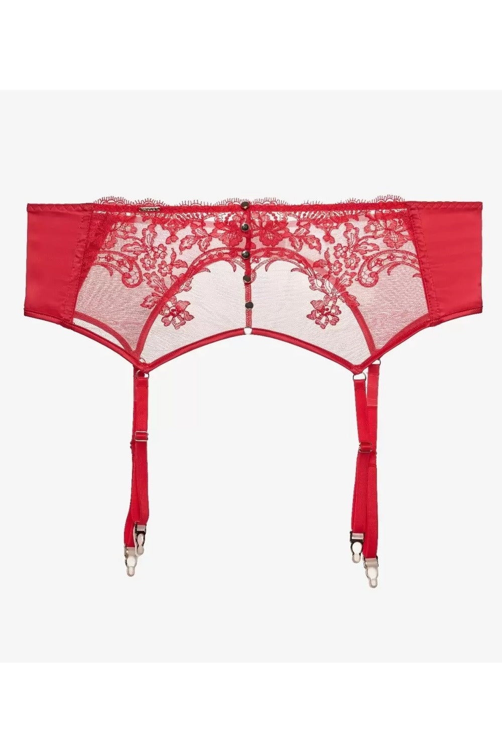 Пояс для чулок с вышивкой Джелато ПЧ3 red