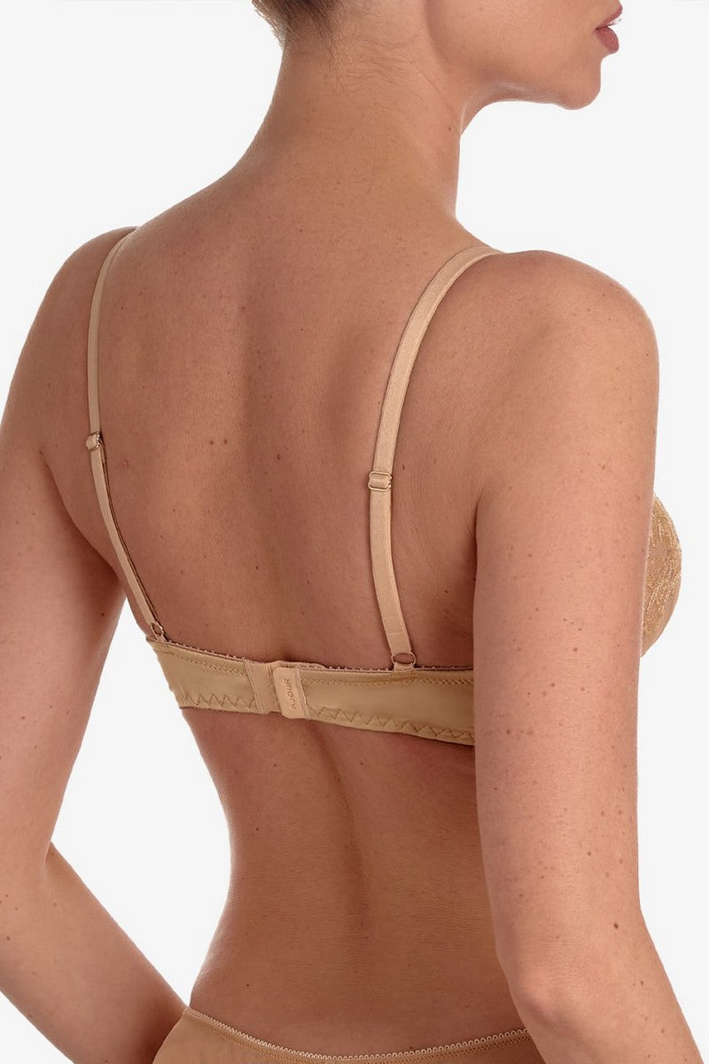 Бюстгальтер балконет на косточках Калиссон БМ101 gold