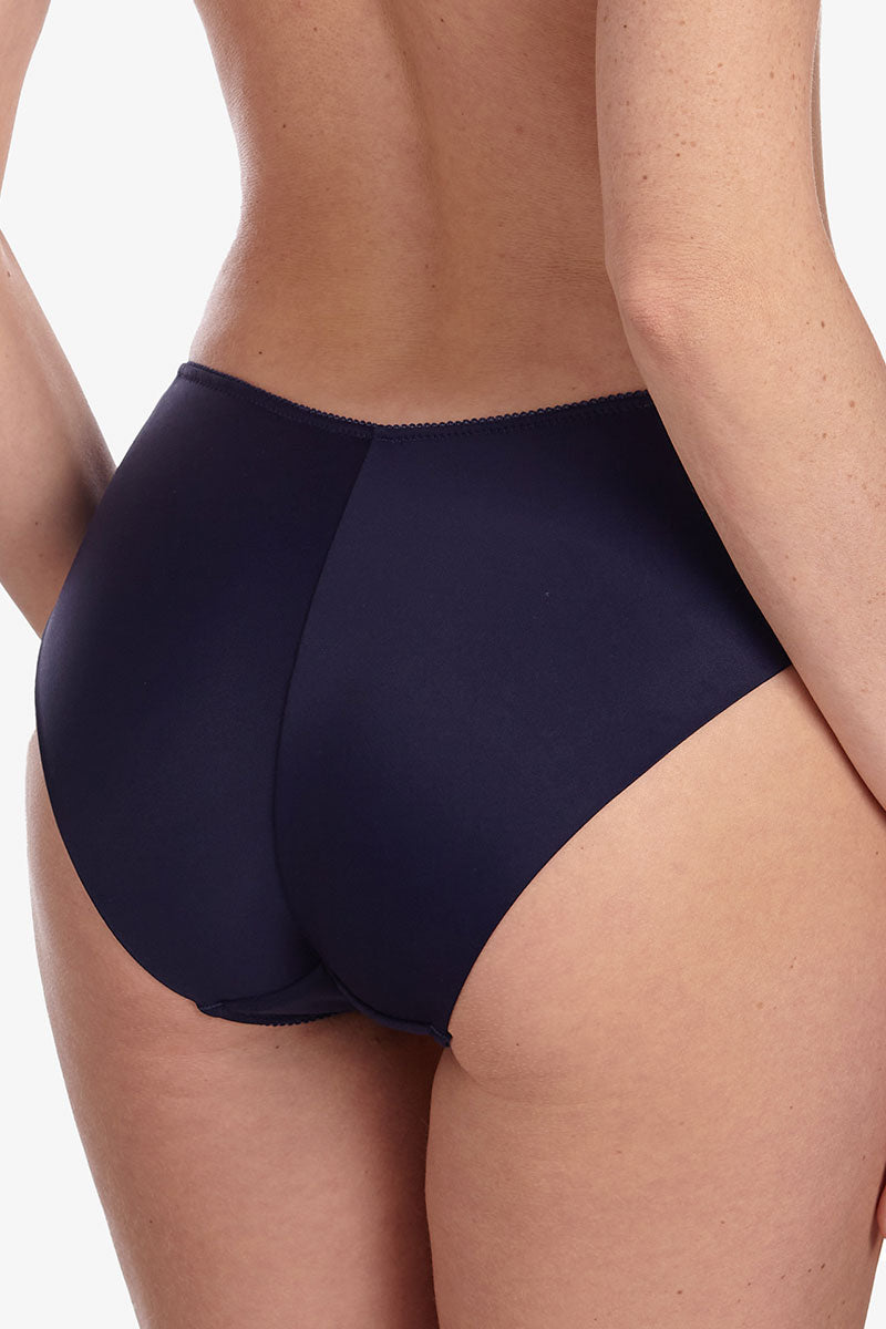 Трусики слип из микросетки Каприсью Т88 blue