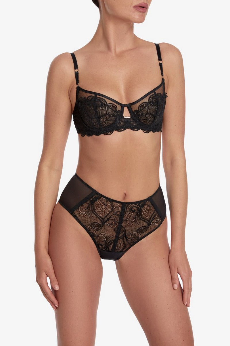 Мягкий бюстгальтер из кружева Лас Вентас БМ12 black