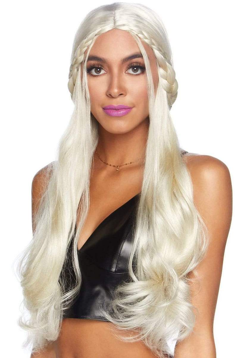 Парик Дейенерис Таргариен Braided long wavy wig Blond