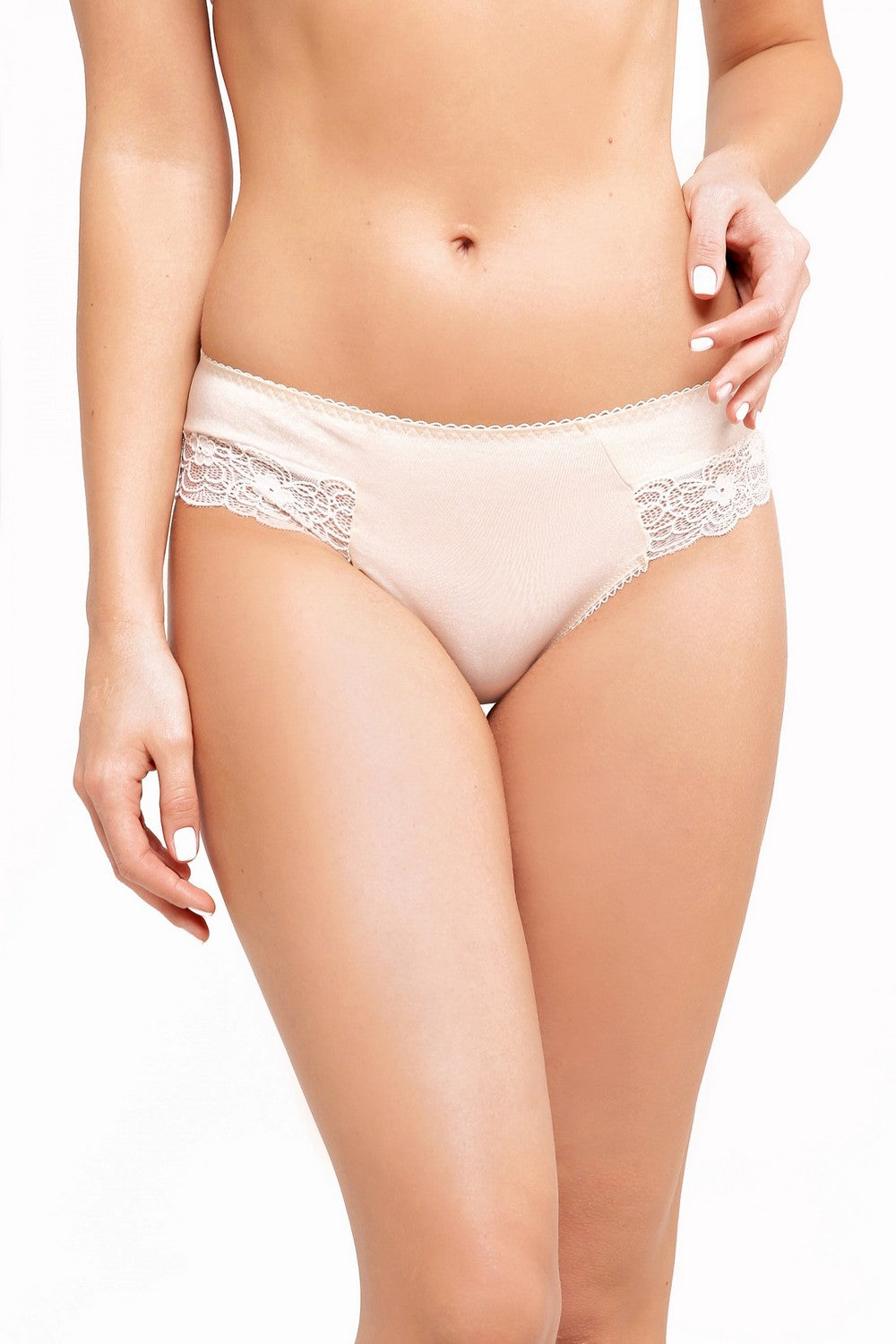 Трусики бразилиана из хлопка 2027-32 champagne