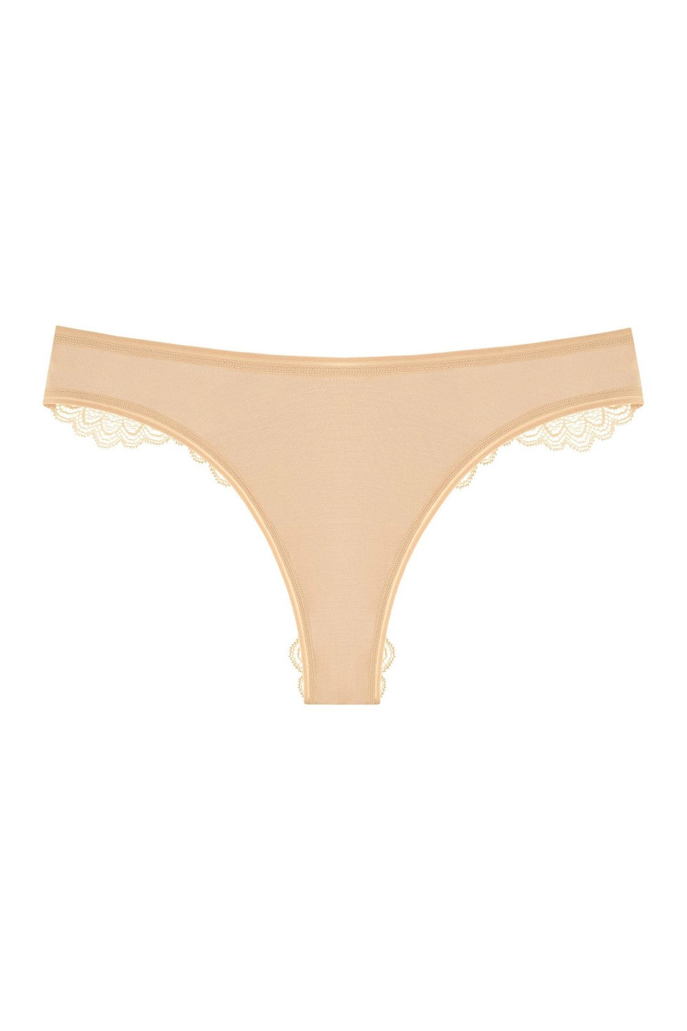 Трусики стрінги з мереживом 2069-15 beige