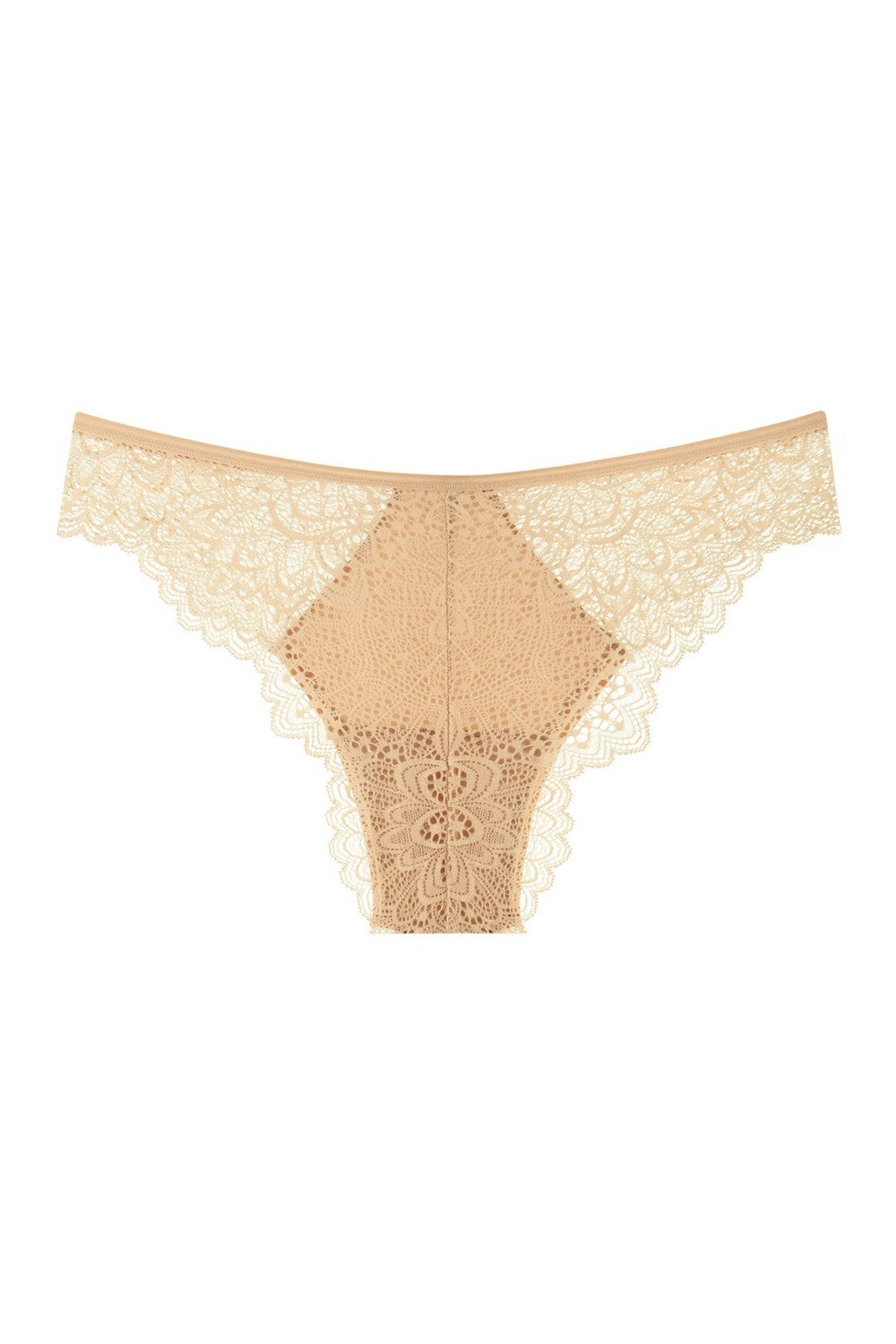 Мереживні трусики бразиліана 2069-22 beige