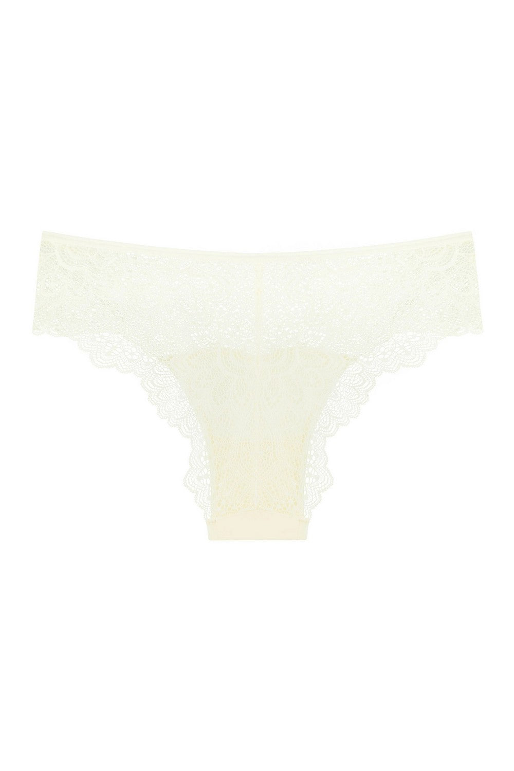 Трусики бразилиана с кружевным поясом 2069-24 champagne