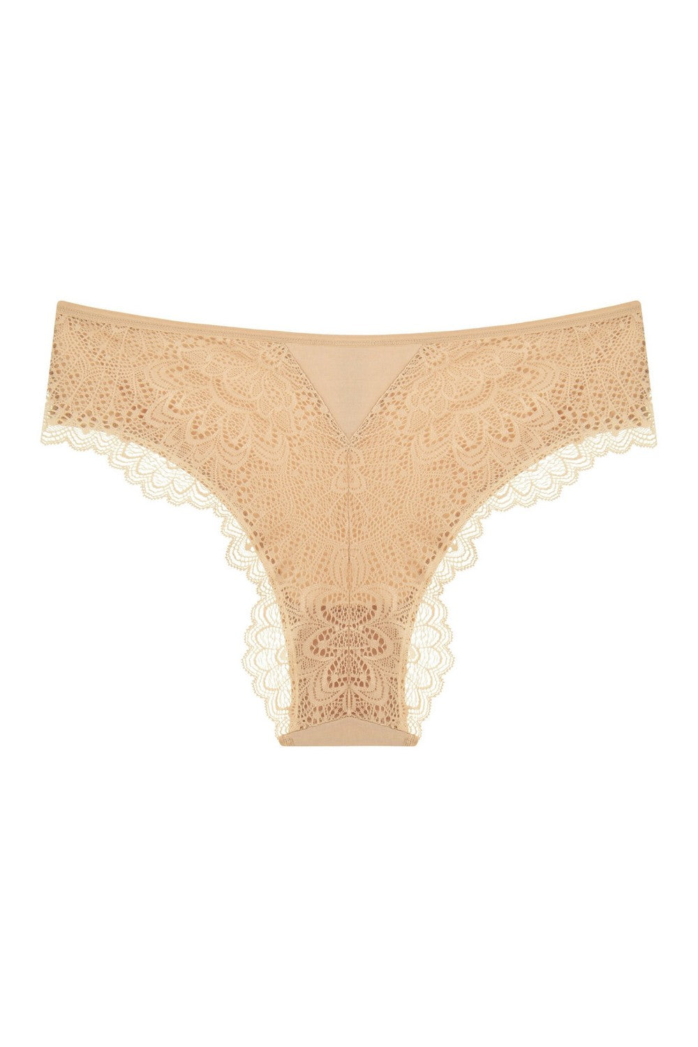 Трусики сліпи з мереживом 2069-32 beige