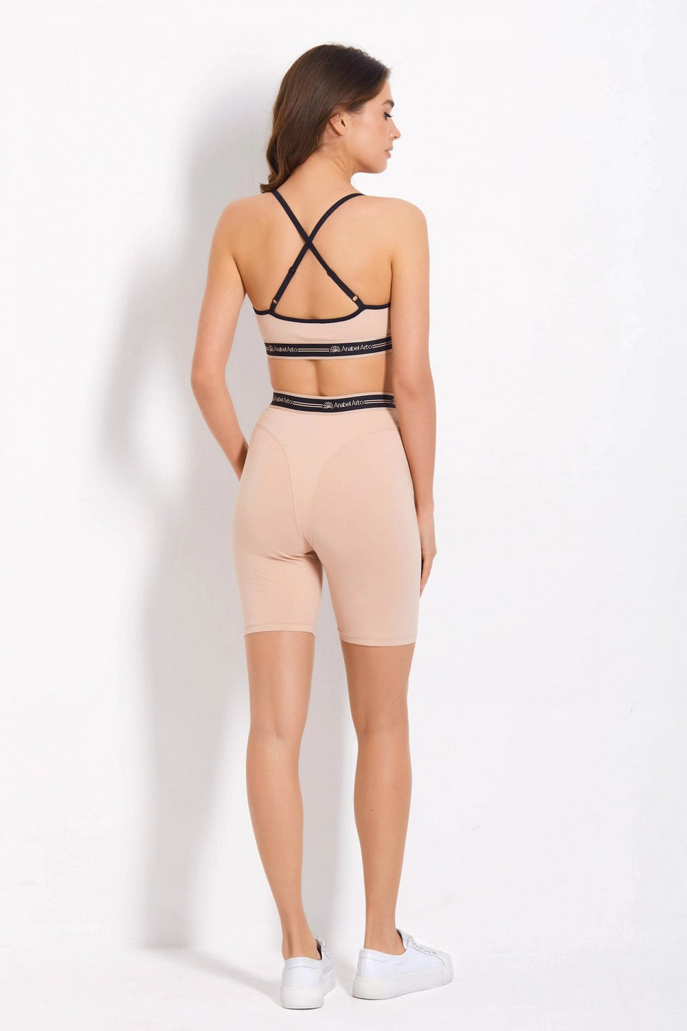 Хлопковый комплект с логотипом 2202-048/2202-6222 beige